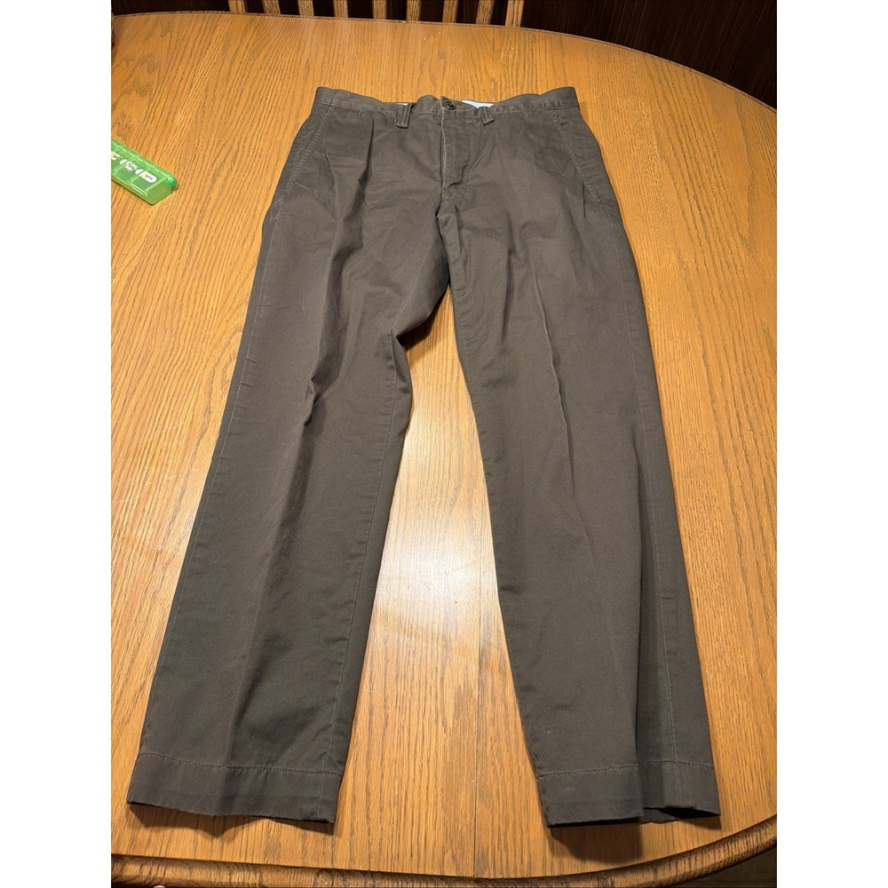 Polo Ralph Lauren The Polo Chino Stretch Straight Pants Mens 30x30 Brown Twill